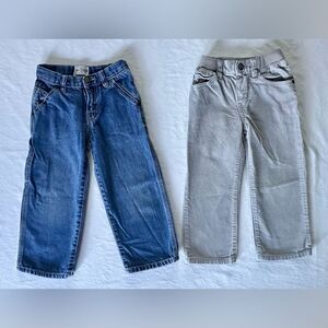 The Children’s Place Boys Jeans & Gray Pants Size 3T Denim & Corduroy Toddler